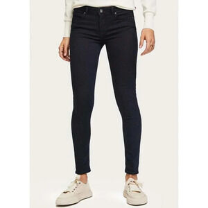 SCOTCH & SODA | MAISON SCOTCH LE BOHEMIEN  MID RISE SKINNY JEANS PURPLE